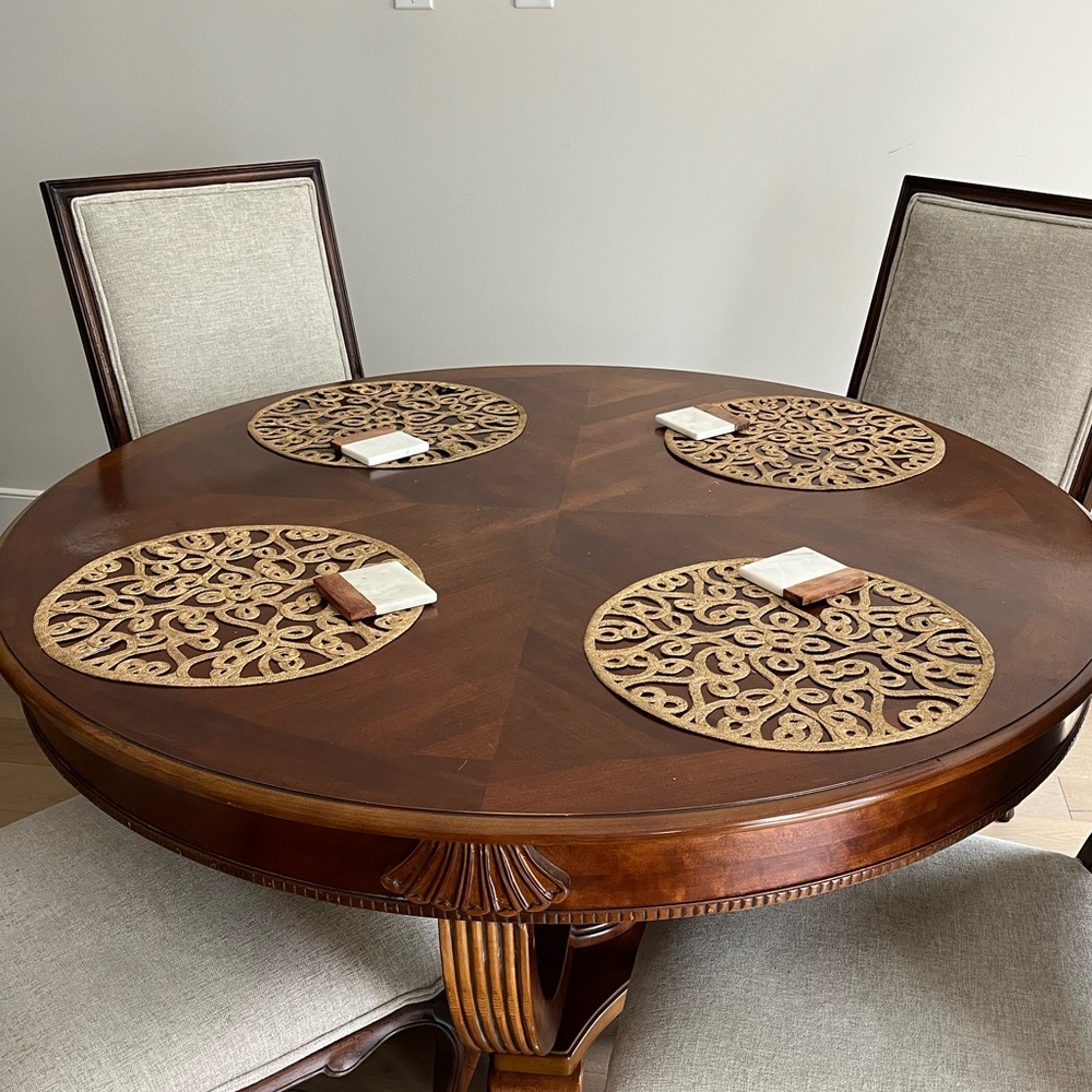 Juliska Jardins du Monde Gold Placemats (set of 5)